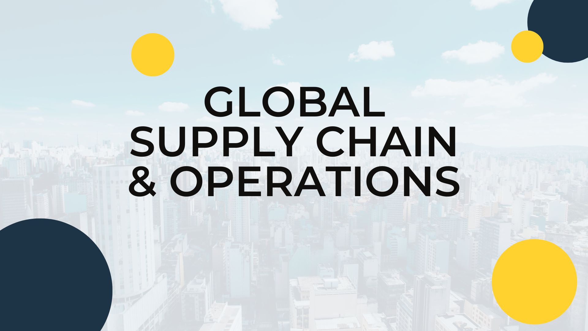 Global Supply